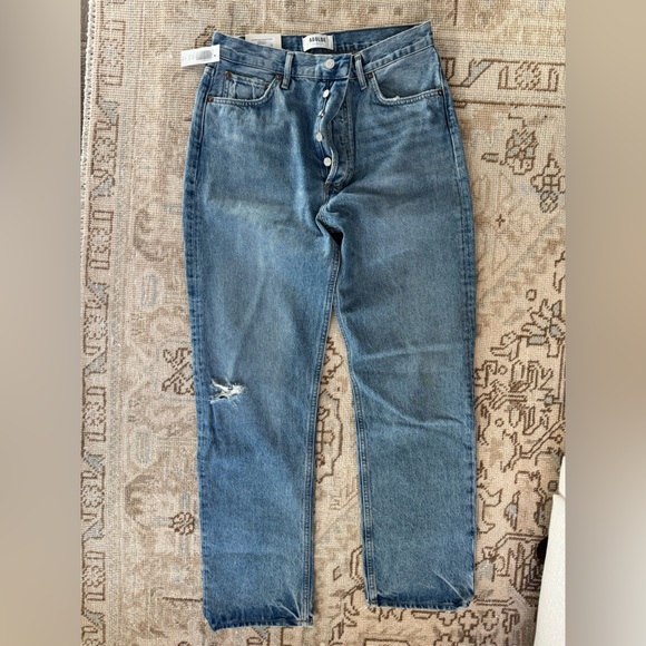 AGOLDE 90s Pinch Waist High Rise Straight Jean - Picture 3 of 7